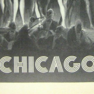 Chicago Playbill 1975 Ticket Gwen Verdon Jerry Orbach Chita Rivera Bob Fosse