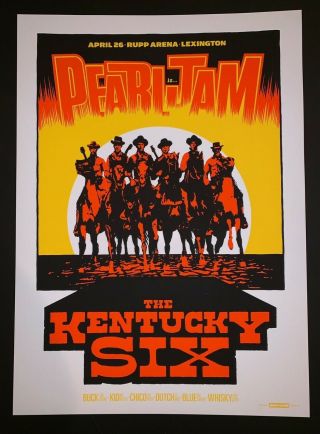 Pearl Jam Concert Poster - Lexington 