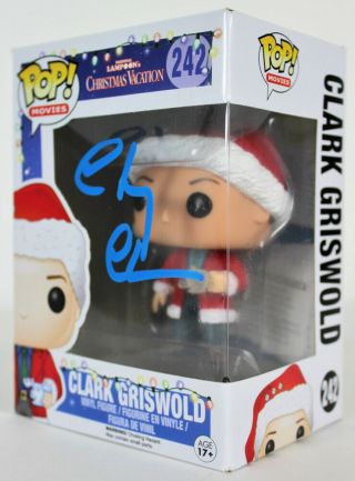 Clark Griswold Christmas Vacation Funko Pop Vinyl Figure Signed By Chevy Chase