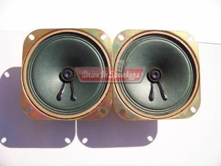 2 Replacement 4 Inch 8 Ohm 5 Watt Drive In Movie Theatre Or Pa Speaker Set