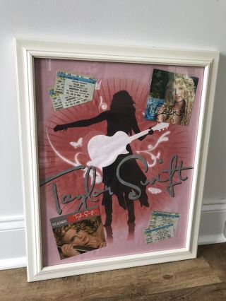 Taylor Swift Framed Signed Cd Covers