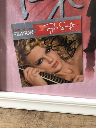Taylor Swift Framed Signed CD Covers 2