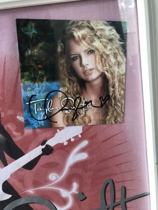 Taylor Swift Framed Signed CD Covers 3