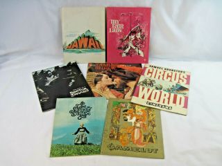 Vintage Movie Souvenir Program Book Camelot Fair Lady Shrew Zhivago Hawaii Music