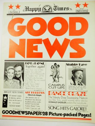 Happy Times " Good News " Alice Faye The Thirties Broadway Theater Musical Program