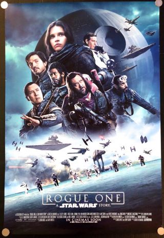 Star Wars Rogue One 2016 Movie Poster One Sheet International Version