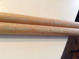 Dallas Arbiter " Ginger Baker " Drum Sticks 