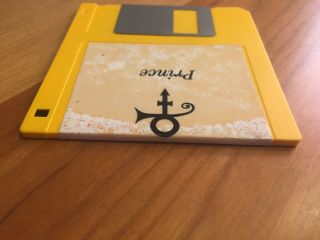 Prince The Artist Symbol font Floppy Disc Official Warner Bros.  RARE 7