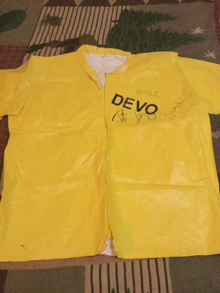 Devo Signed Radiation Suit W/ Energy Dome Backup Stage Costume