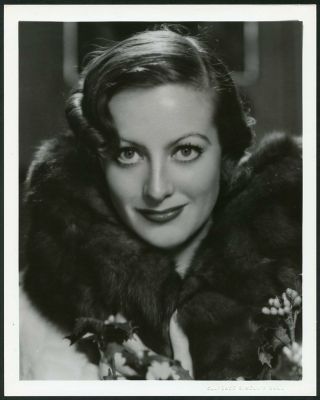 Joan Crawford Vintage 1930s Clarence Bull Stamp Mgm Portrait Dbwt Photo