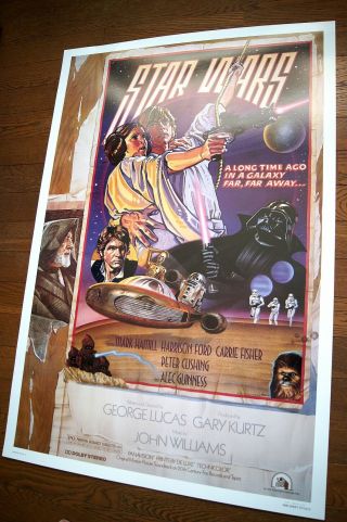 US 1 - Sheet - Rolled George Lucas STAR WARS 1978 Numbering Movie Poster 2