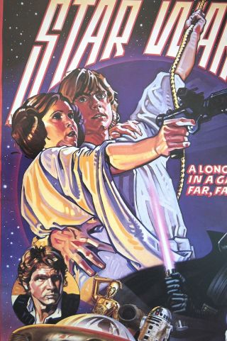 US 1 - Sheet - Rolled George Lucas STAR WARS 1978 Numbering Movie Poster 3