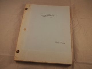Three Hours To Kill 1954 Movie Script Harry Joe Brown Producer Owned