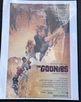 The Goonies 1985 Movie Poster Josh Brolin Spielberg