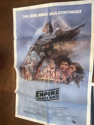 The Empire Strikes Back 1980 Star Wars Style - B One Sheet N