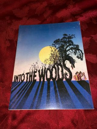 Into The Woods Souvenir Program Bernadette Peters