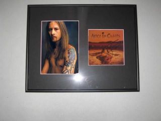 Jerry Cantrell Alice In Chains Signed Framed Matted Dirt Cd Book 5x7 Photo