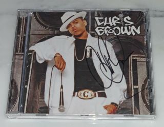 Chris Brown Autographed Signed Cd Acoa