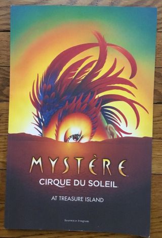 Mystere Cirque Du Soleil Las Vegas Souvenir Program - At Treasure Island