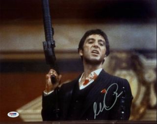 Al Pacino Scarface Signed Authentic 11x14 Photo World Is Yours Psa Itp 5a00901