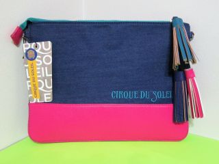 Cirque Du Soleil Purse / Handbag Souvenir Multi - Blue Nwt 24 Hour