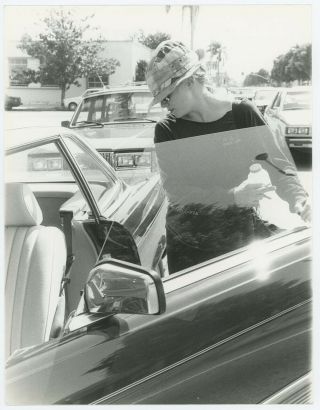 Madonna In West Hollywood 1985 Vintage Paparazzi Photograph With Snarky Caption