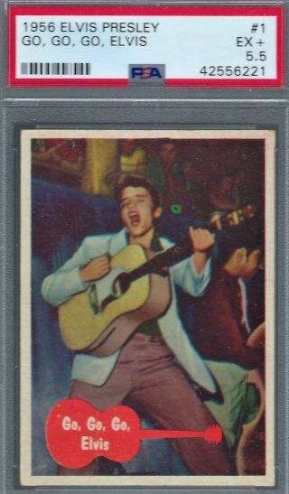 1956 Topps Elvis Presley Complete Trading Card Set 1 - 66 - Set