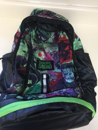Suicide Squad Comic Con Promo Bag Backpack Sdcc 2016 Exclusive Tm & Dc Comics