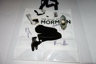 Book Of Mormon Tote Bag Signed By Andrew Rannells,  Josh Gad,  Rory O 