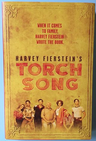 Torch Song Script Paperback Book By Harvey Fierstein Broadway Cast Michael Urie