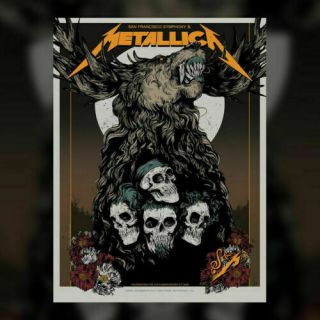 Metallica Poster September 8th 2019 S&m 2 Night Two Chase Center San Francisco