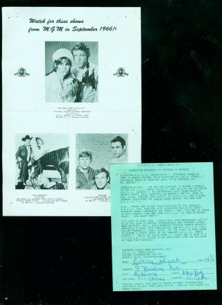 C.  1966 Man From UNCLE cast fan club cards,  ID passes,  etc.  fan club items 3