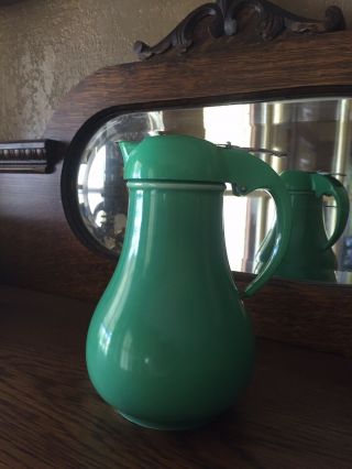 Vintage Fiestaware Green Syrup Pitcher