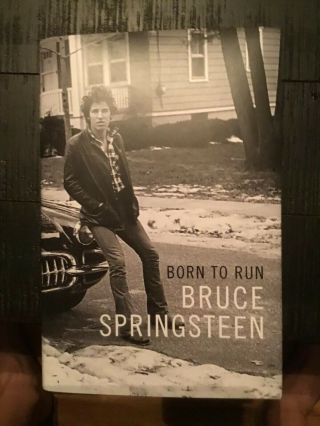 Bruce Springsteen Signed Autographed Book Born To Run First Ed With Proof
