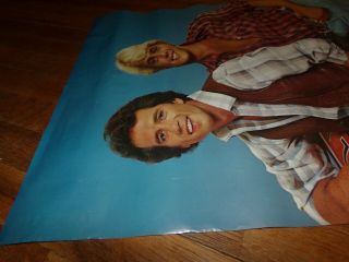 RARE 1979 Dukes of Hazzard Poster Bo & Luke General Lee 31x21 