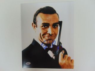 Very Early " James Bond " Sean Connery Hand Signed 8x10 Color Photo Authenticated