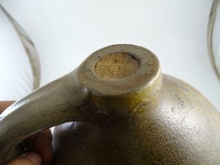 Antique 1800s Stoneware Salt Glaze Jug Julius Norton Bennington VT Ovoid Crock 9