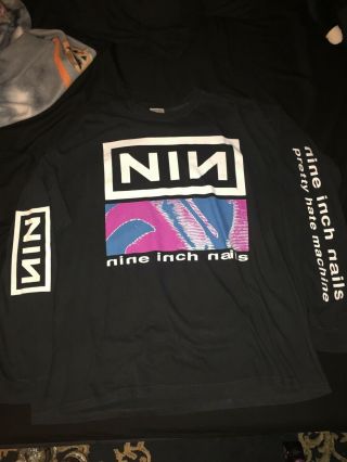 Nine Inch Nails Vintage T - Shirt Xl Uk Nin