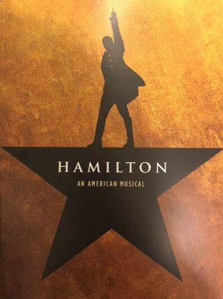 Hamilton The Broadway Musical Souvenir Program Book Souvenir Lin - Manuel Miranda