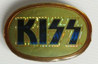 Kiss Pacifica Logo Belt Buckle 2 Aucoin 1978