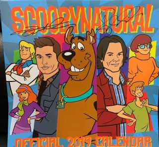 Scoobynatural Official 2019 Calendar Autographed By Jared And Jensen