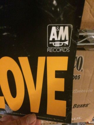 SOUNDGARDEN Louder Than Love US 1989 AUTOGRAPHED Promo POSTER Chris Cornell VG 5