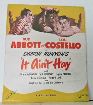 1943 Abbott & Costello In It Ain 