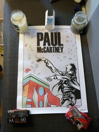 Paul Mccartney 2017 One On One Tour 249 /2500 Soundcheck Poster Lithograph 