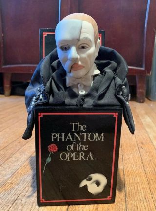 Phantom Of The Opera “mini Musical Jack In The Box” 1990 Broadway Promo Musicbox