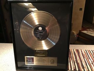 Guns N Roses - Appetite For Destruction Sales Award - Rare - Tower Records