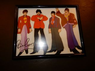 Paul Mccartney Hand Signed 8x10 Photo W/ - The Beatles Rock Legend Autograph