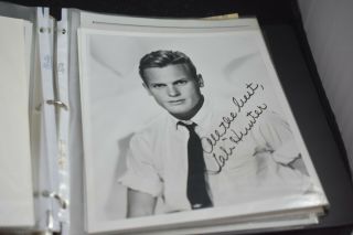 Tab Hunter,  A 3 Ring Binder Of 30 Potos,  15 Autographed