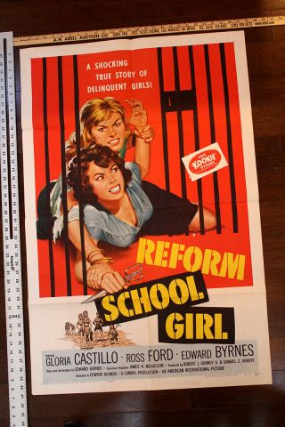 Reform School Girl (1957) Us 1 Sh Movie Poster