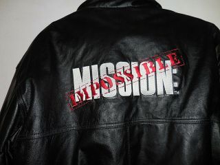 Paramount Pictures Tom Cruise Mission Impossible Leather Jacket Sz L